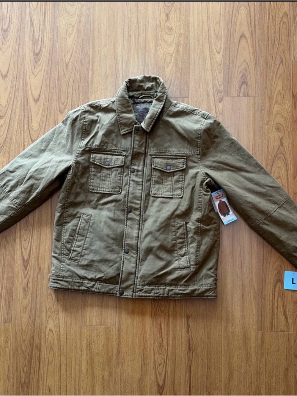 Levi's Lightweight Quilted Lining Cotton Jacket LM5SC307  Mens L